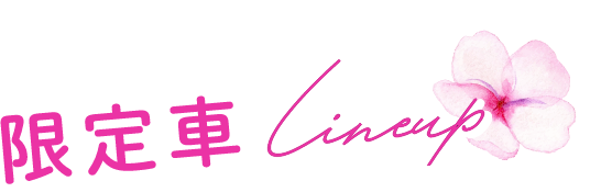 限定車 LINE UP